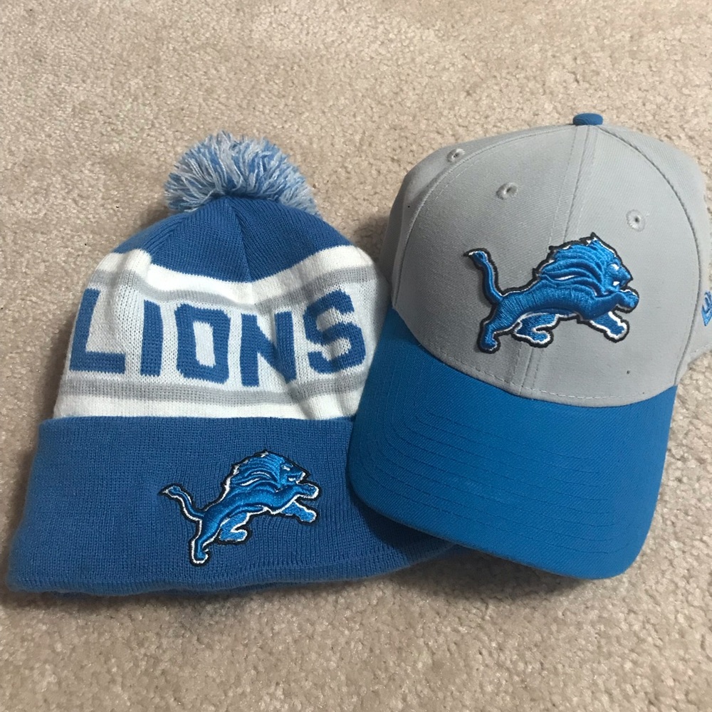 Detroit Lions beanie and hat
